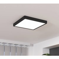 EGLO Fueva 5 LED ceiling lamp, IP20, black, 28.5 x 28.5 cm
