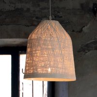 Karman White designer pendant lamp Black Out, 35 cm