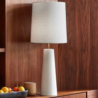 MARKET SET Cosiness table lamp, white ceramic base