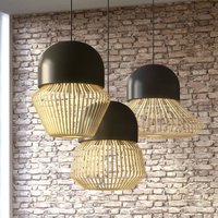Forestier Anemos L pendant light, dark grey, Ø 55 cm, E27