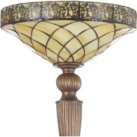 Clayre&Eef Diamond Tiffany-style uplighter floor lamp