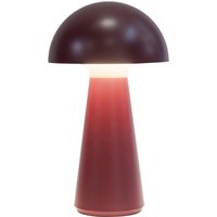 Sirius Sam Bordeaux LED rechargeable table lamp, plastic, H 28 cm, IP54