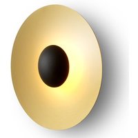 MARSET Ginger 32C LED-vägglampa Ø 32 cm mässing