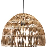 PR Home Hängeleuchte Lace, Rattanschirm, Ø 46 cm