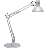 Lampe de bureau MAULstudy, couleur argent, 49 cm, pied