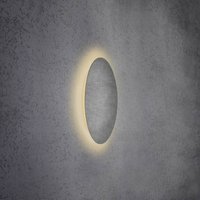 Escale Blade LED-væglampe, betonlook, Ø 44 cm