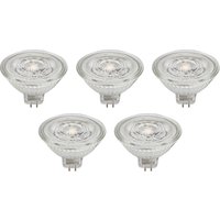 Prios GU5.3 LED bulb 4.9W 500lm 36° clear 830 set of 5