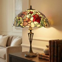 Artistar Athina bordslampa i Tiffany-stil