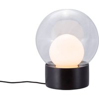 pulpo table lamp Boule Small, clear/opal/black, glass