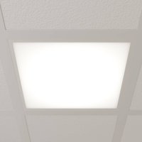 Arcchio Panneau lumineux encastré LED Vinas, 4.000 K, 36 W, 62 cm x 62 cm