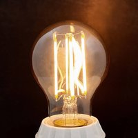 Lindby LED bulb, filament, E27, 6W, amber, 1800K