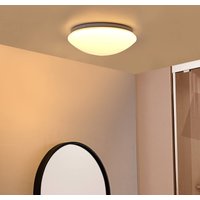 Lindby LED-taklampa Emeryn, CCT, dimbar, vit, Ø 28 cm