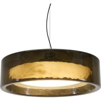 MARSET LED-hänglampa Ringo, Ø 90 cm, mörk rökgrå