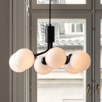 Nuura Aps Nuura pendellampa Apiales 6, Ø 50 cm, svart/opal