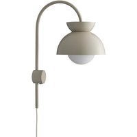 FRANDSEN Butterfly wall light, brown-grey