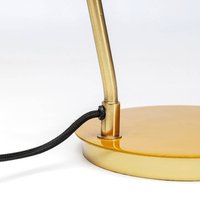 KARE Demi table lamp, yellow, steel, height 56 cm