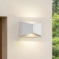 Applique d'extérieur LED Lindby Anlira, blanche, Up & down, IP65