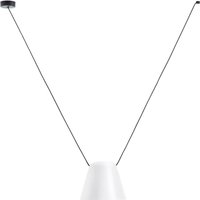 LEDS-C4 Attic pendant light, cone Ø 24 cm white