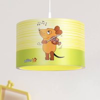 Elobra Hänglampa 25/40 mouse, gul, E27, 1 lampa, plast