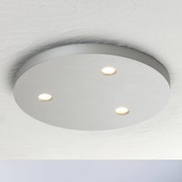 Bopp Close LED-loftlampe 3 lyskilder rund aluminium