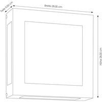 CMD Applique d'extérieur LED Aqua Legendo, acier inoxydable