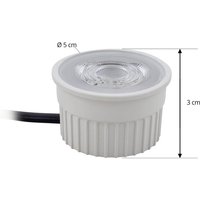 Arcchio LED-modul, GU10, 4,9 W, 380 lm, vit, 2700 K, dimbar