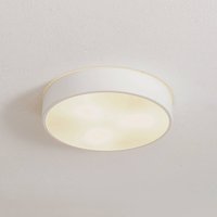 TEMAR LIGHTING Taklampa Cleo 400, IP54, Ø 40 cm vit