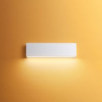 Linea Light Applique murale LED Box W2 Bi-Emission, L 31,9 cm, blanc, 2700 K