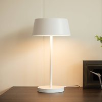 Lindby Milica LED-bordslampa, vit, dimbar