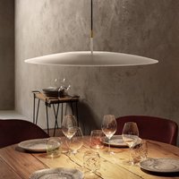 OLEV Overfly Plus LED-pendellampa vit/guld Ø55cm