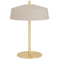 Bordlampe Valdiola, sand/messing, metal
