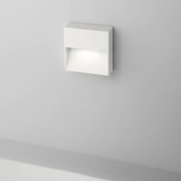 Egger Licht EGG DLS Outdoor wall light Vigo Q, white 11x11 cm aluminium 3,000 K