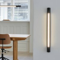 GEJST Vägglampa Radent, svart, höjd 70 cm, G13 LED