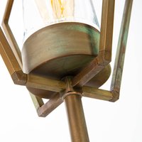 Moretti Luce Path lamp Gemstone 3457 brass antique/clear 118 cm
