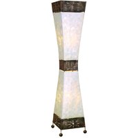 Lampa stojąca Adrian, muszle Capiz, wysokość 100 cm