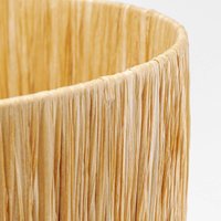 KARE Naples bordslampa, brun, grönvit, papper, höjd 55 cm