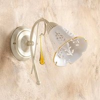 Ceramiche Romantisk vägglampa GOCCE
