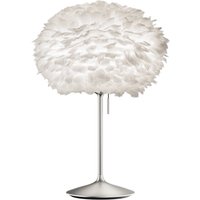 UMAGE Eos medium table lamp white/brushed steel