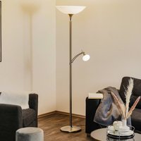 BANKAMP Opera uplighter reading arm dimmable nickel