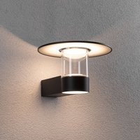 Paulmann LED utomhusvägglampa Sienna, aluminium, sensor