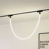 Lindby LED rope light Lumaro, length 150 cm, textile, 48 V