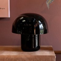 KARE Mushroom table lamp, black, metal, 20 cm, E14