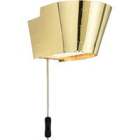 GUBI 9464 væglampe, blank messing