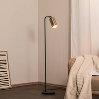 Opviq Emek 4081 floor lamp, black, antique gold lampshade