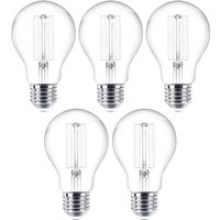Lindby LED bulb Filament E27 set of 5 4W 470 lm clear 2,700K