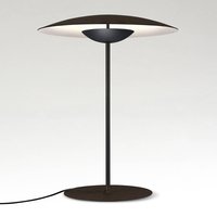 MARSET Ginger M LED-bordslampa Ø42cm wenge/vit