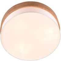 Trio Lighting Seasons ceiling lamp wood/white Ø 50 cm