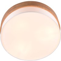 Trio Lighting Taklampa Seasons trä/vit Ø 50 cm