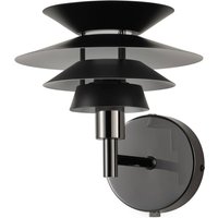 OSRAM Wandlampe Decor Element schwarz Ø 20cm Metall Schalter