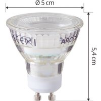 Arcchio LED-lampa GU10 2,5W 6500K 450lm glas set om 5